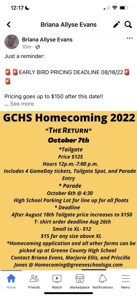 Homecoming 2022 “THE RETURN”🚨🚨🚨🔥🔥📣🐅🐅🐅