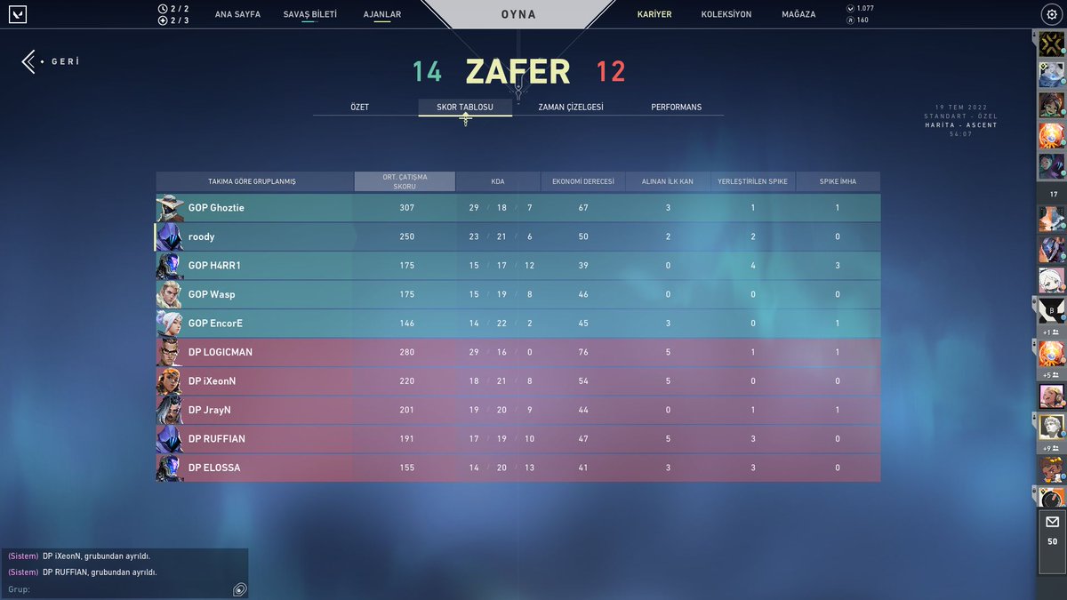 Gaziosmanpaşa belediyesi E-spor takımımız @lidoma.turkiye Turnuvasında @darkpassagegaming takımını yenerek adını çeyrek finale yazdırdı.

Antrenör ve sporcularımızı tebrik eder, final yolunda  başarılar dileriz.