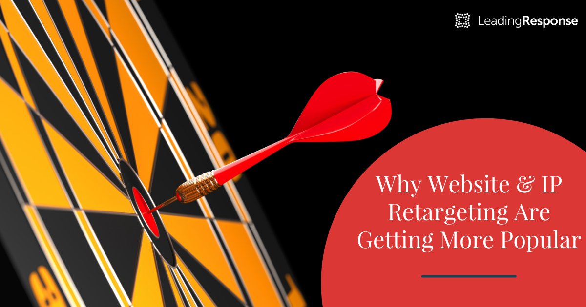 LeadingResponse's tweet image. Website &amp;amp; #IPTargeting are an extremely valuable tool for #CustomerAcquisition. Why? Because they directly remind prospects about your brand and bring them back to your site. Read more about the popularity of website targeting here: bit.ly/3OOz17y #LeadingResponse