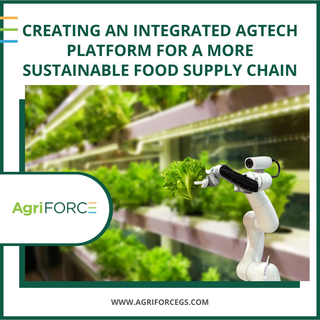 🚜 #AgriFORCE is creating an integrated agtech platform built on knowledge, intellectual property and outstanding horticultural and agricultural consulting.

Visit agriforcegs.com for more details.

#agtech #agriculture #business #foodsupply #crops #technology #innovation