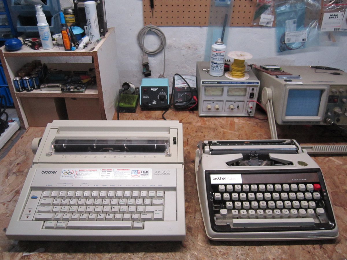 A tale of two Brothers, both typewriters, both portable but one is a manual typewriter from the 1960's and the other an electronic typewriter from the following century. #niagaratypewriters #typewriters