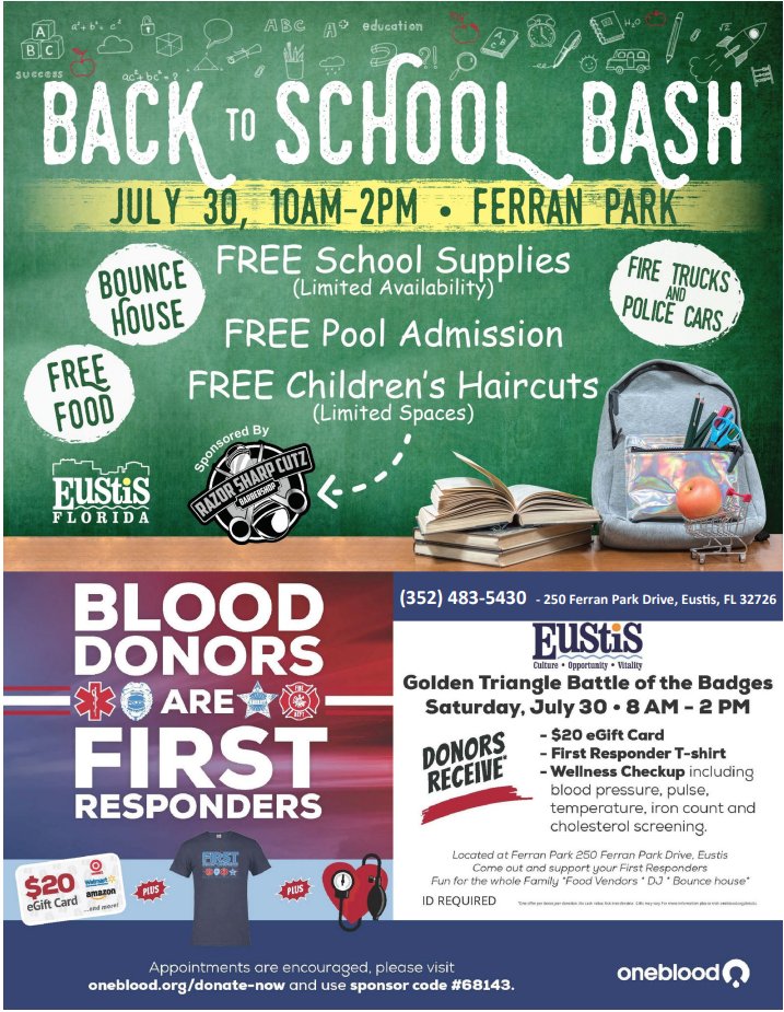 Eustis Middle School on Twitter "FREE School Supplies (limited