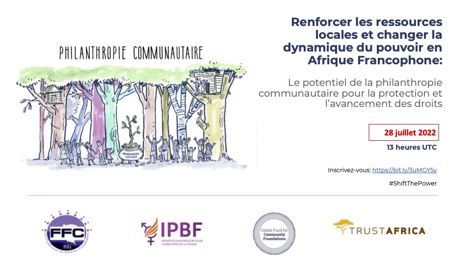 📢Retrouvez-nous le jeudi 28 juillet à 13h UTC pour un échange constructif sur la mobilisation des ressources locales.
Questionner la dynamique du pouvoir et renforcer les ressources locales, nous avons hâte d'en parler avec vous.
Inscrivez-vous ici 👉🏾: bit.ly/3uMGY5y