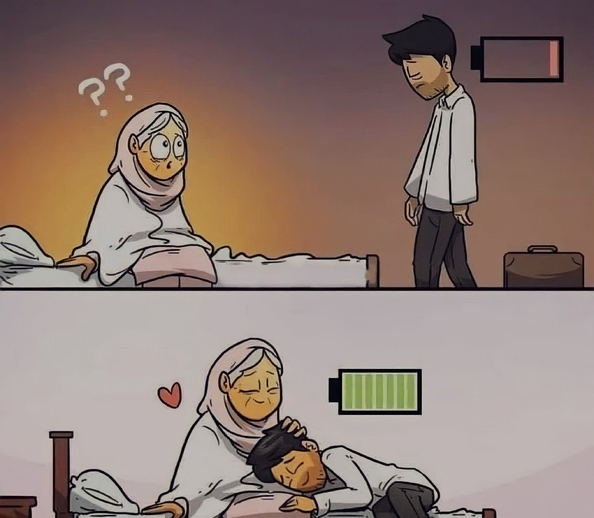 ADHIL_96's tweet photo. Say Alhamdulilla if your mother is still alive, not everyone has a mother and many grew up never knowing a mother's love... 

No luxury in this world can complete with cradle of mother 👣

#Motherslove❤️ https://t.co/6FcXRYdxH3