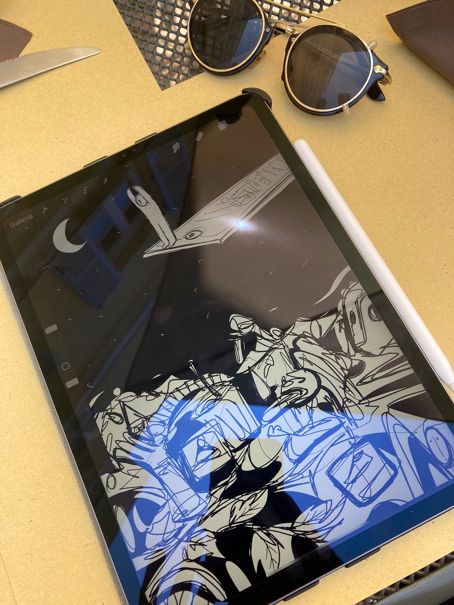 LeleGastini's tweet image. GM 🥄 ☀️ 
Outdoor sketch 😎 New nft?