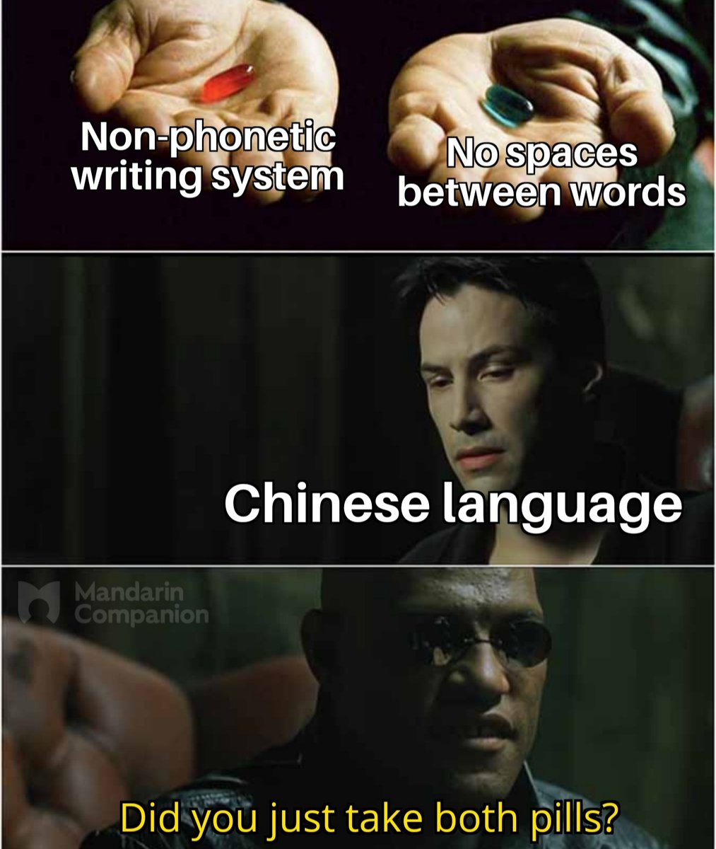 MandrnCompanion's tweet photo. Actually, it's called a #logographic writing system. And now you know!
#logogram #logograph
#learnchinese #chineselanguage #中文 #learnmandarin #mandarin #studychinese #mandarinchinese https://t.co/yfDxcblBY7