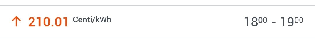 Baigi nesekoju elektrības tarifam, bet wow, tāds vēl nebija redzēts... Rīt.