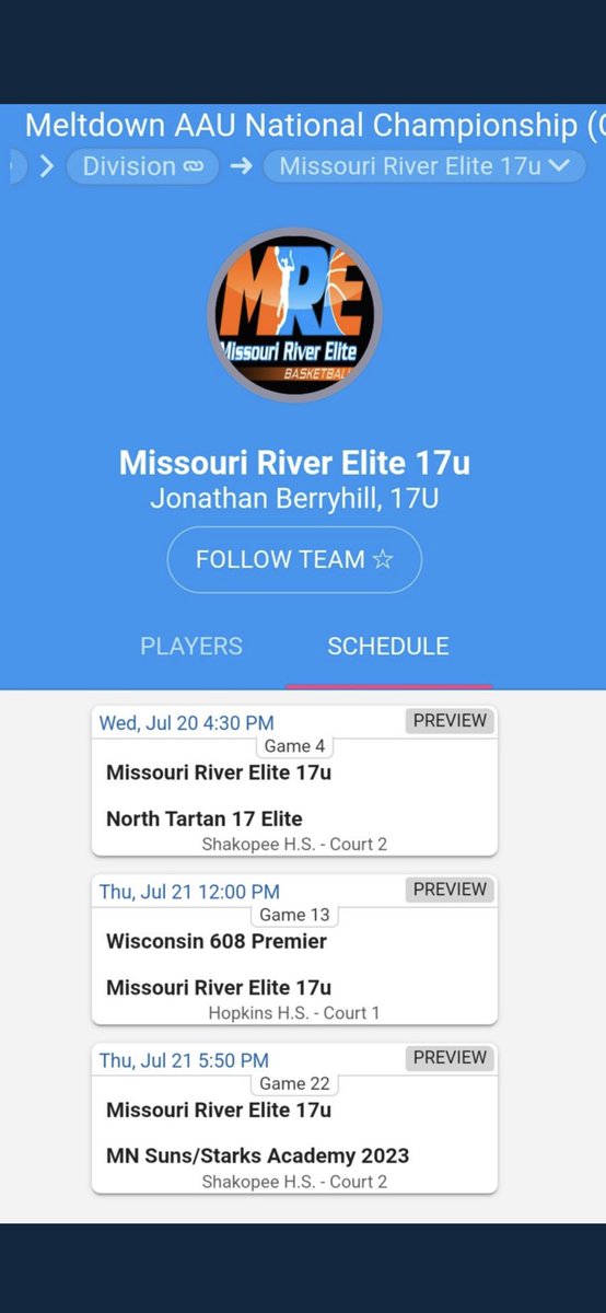 Peyton Neumiller (@peytonneumiller) on Twitter photo Updated schedule, should be a fun week of basketball at the Meltdown. <a href="/UMaryWomenBball/">UMary Women’s Basketball</a> <a href="/ExecDirector77/">MissouriRiverEliteBB</a> @SpencerC_PGH <a href="/FiveStateHoops/">Chuck Thompson</a> <a href="/NDSUwbb/">NDSU Women's Basketball</a> <a href="/UNDwbasketball/">North Dakota Women's Basketball</a> <a href="/MSUM_WBB/">MSU Moorhead Women's BBall</a> Updated schedule, should be a fun week of basketball at the Meltdown. <a href="/UMaryWomenBball/">UMary Women’s Basketball</a> <a href="/ExecDirector77/">MissouriRiverEliteBB</a> @SpencerC_PGH <a href="/FiveStateHoops/">Chuck Thompson</a> <a href="/NDSUwbb/">NDSU Women's Basketball</a> <a href="/UNDwbasketball/">North Dakota Women's Basketball</a> <a href="/MSUM_WBB/">MSU Moorhead Women's BBall</a>