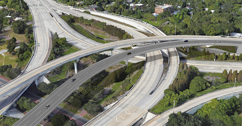LaneConstruct's tweet photo. Lane has been awarded a #highway #construction project by the #Florida Department of Transportation (FDOT) to improve the #safety and operations of the I-275/I-4 Downtown Interchange (DTI) in #Tampa. Click to read the press release!