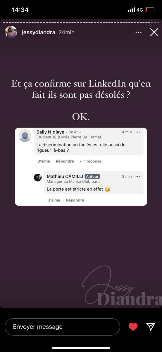 imrealthistime's tweet photo. #MankoParis qui ont viré leur vigile au lieux d’assumer le pleinement que c’était la décision du manager https://t.co/72ump2ocSQ