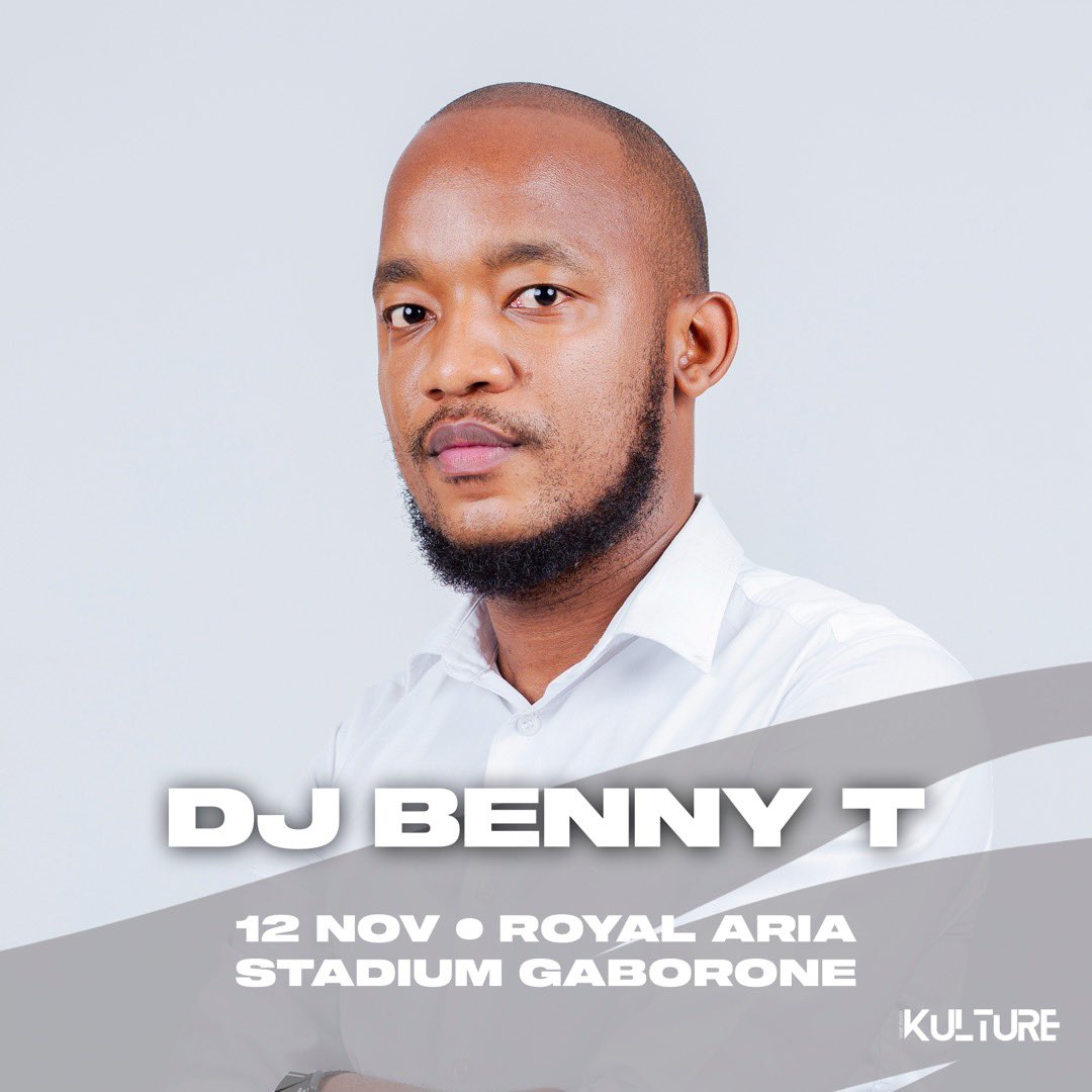 We are now taking it to the next level, Please welcome producer &amp; DJ extraordinaire; Mr Tswana Perspective <a href="/DJ_BENNY_T/">Benny T</a> to the #Kulture Main Stage. PS Happy Birthday Sir 🥳🎂
 
#ComeAlive #BlackCoffeeInBW 🇧🇼  #DoingItForTheKulture #podcastandchillwithmacg #PAKvsSL #SidhuMooseWala