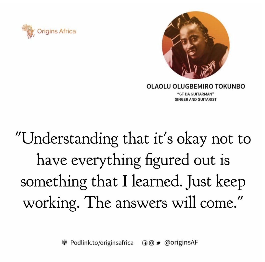 OriginsAF's tweet photo. Stay the course. The answers will come 🧡 https://t.co/8HJAQWlaRr