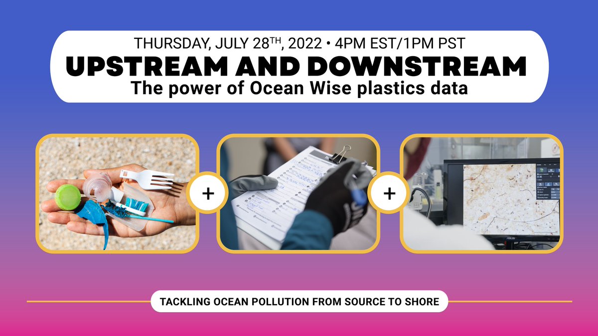 Want to help us achieve our goal of a plastic free ocean this #PlasticFreeJuly? Join our FREE webinar where we'll unravel the impact of plastics data through microfiber shedding from at-home laundry &amp; citizen science litter data. 

RSVP here: bit.ly/3IPZTlE