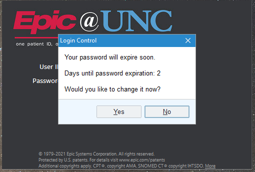 Billicillin's tweet photo. Who knows, maybe I'll choose chaos and go with a completely new password that has nothing to do with my past four years of passwords...#herewegoagain #EMRproblems https://t.co/zI0O5YBU25