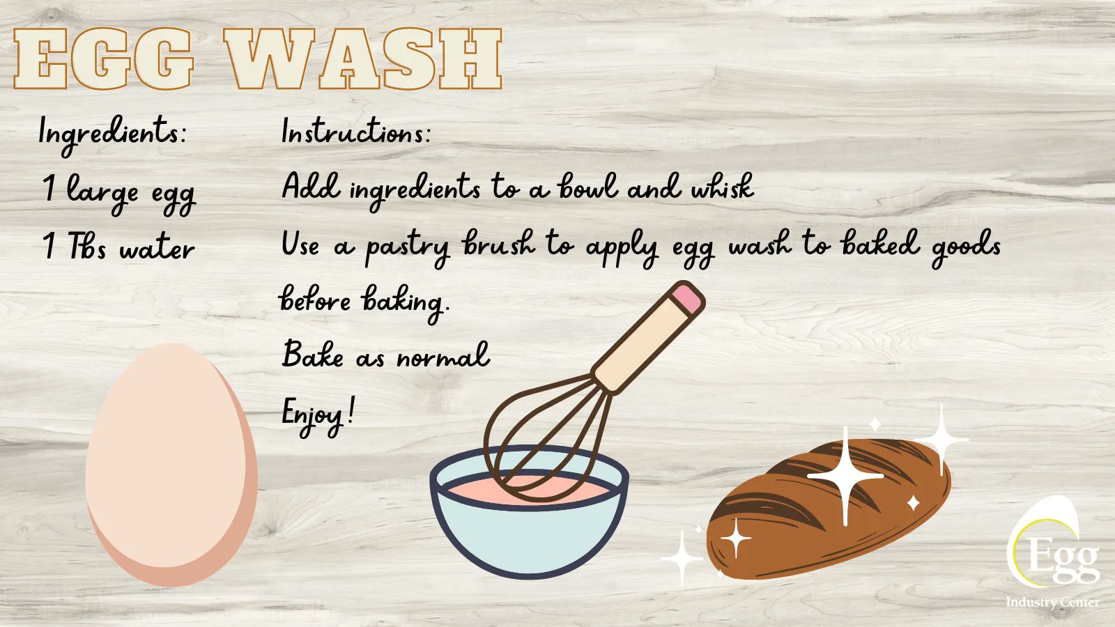 How to Make and Use an Egg Wash