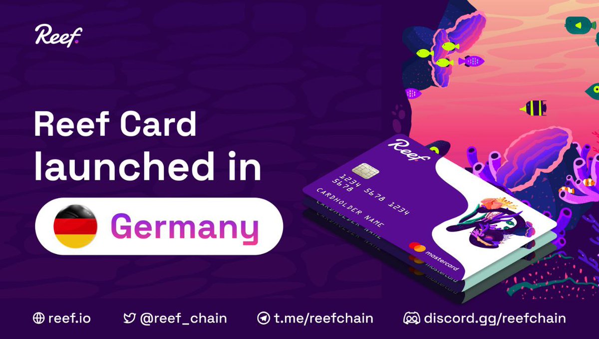 emreylmaz101's tweet image. Bir sonraki Reef Card ülkesi piyasaya sürüldü! Hoşgeldin Almanya 🇩🇪 Reef Card bekleme listesine kaydolan ve Almanya'da yaşayan herkesin sonraki adımları içeren bir e-posta adresi olmalıdır 🎉💳🐠 Sırada hangi ülkelerin olduğunu öğrenmek için yakın dur! #ReefCard, @Baanx_BXX