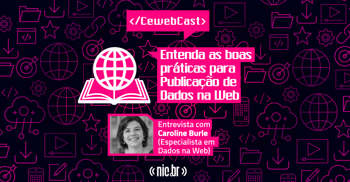 Ana Duarte (#Cewebbr) e <a href="/carolburle/">Caroline</a> (especialista em dados na #Web) explicam no novo episódio do #CewebCast as boas práticas para dados na Web e como elas facilitam a interação entre publicadores e consumidores dessas informações! Ouça agora em nic.br/podcasts/ceweb…