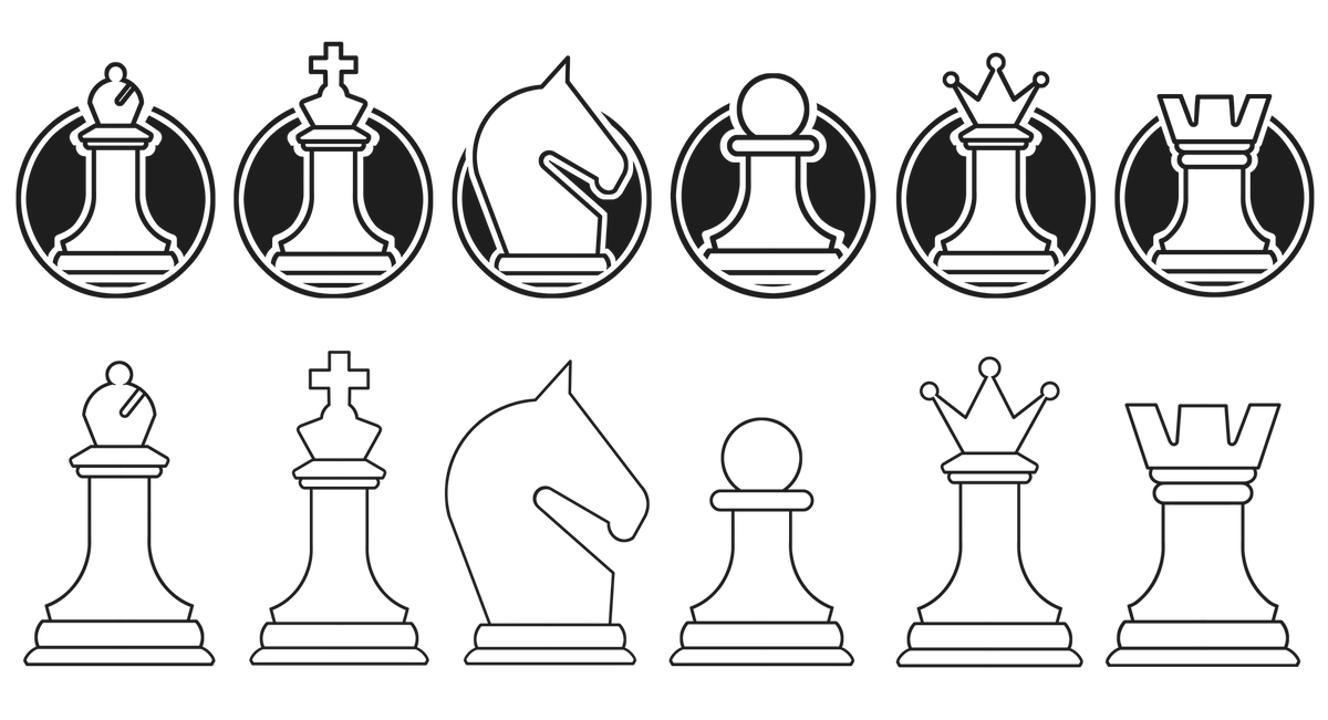 RealMaxMar's tweet image. Some chess Logo's I did last month 👍