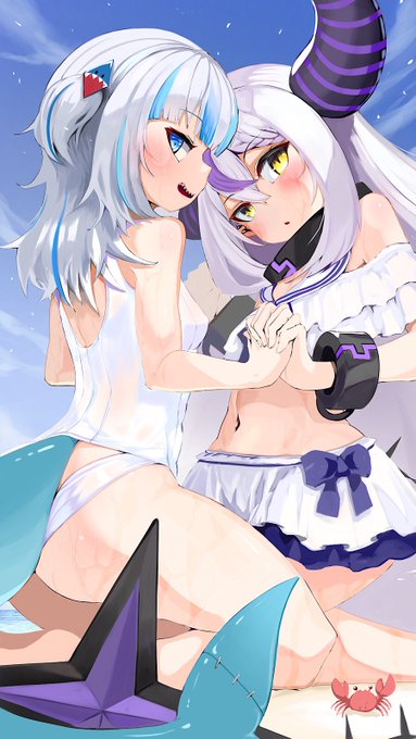 メスガキ・オブ・ホロライブサマー
#laplus_artdesu
#gawrt 