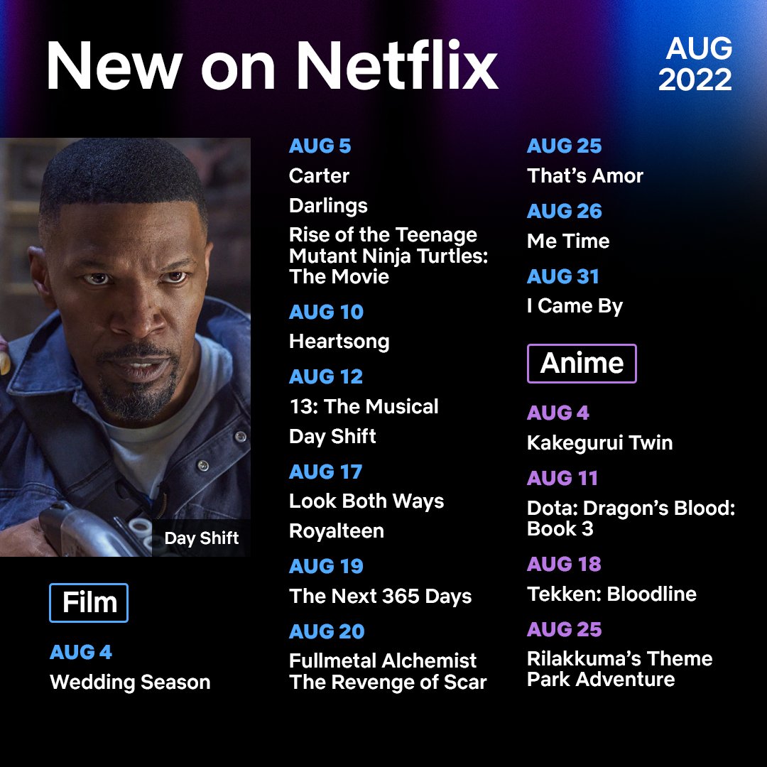 Here's what's coming to Netflix in August 2022