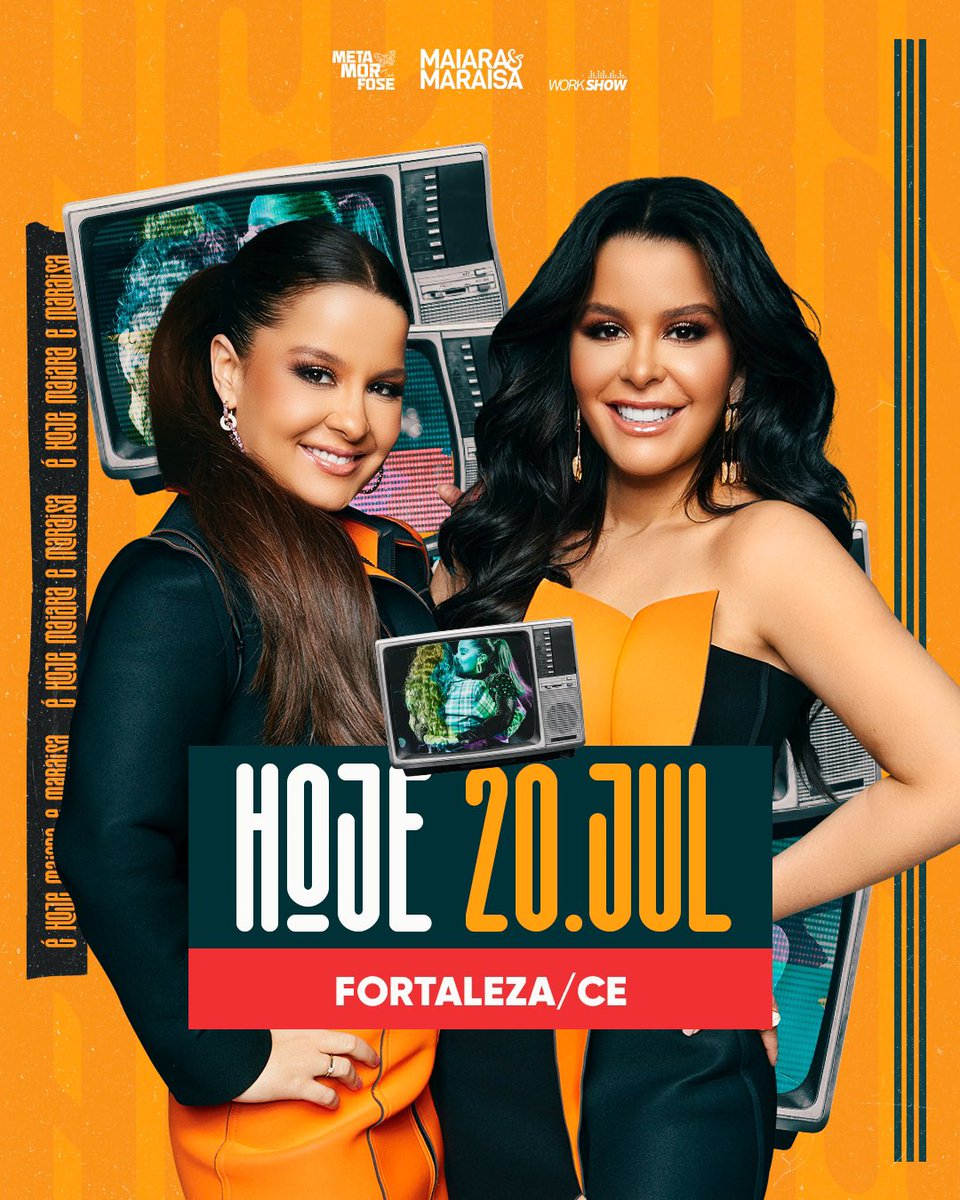 Maraisa's tweet photo. Galera de Fortaleza/CE, que tal aproveitar esta quarta-feira juntinho com a gente? Esperamos vocês! 🎤😍

#TourMetamorfose 🦋 https://t.co/oEMmzkxHpY