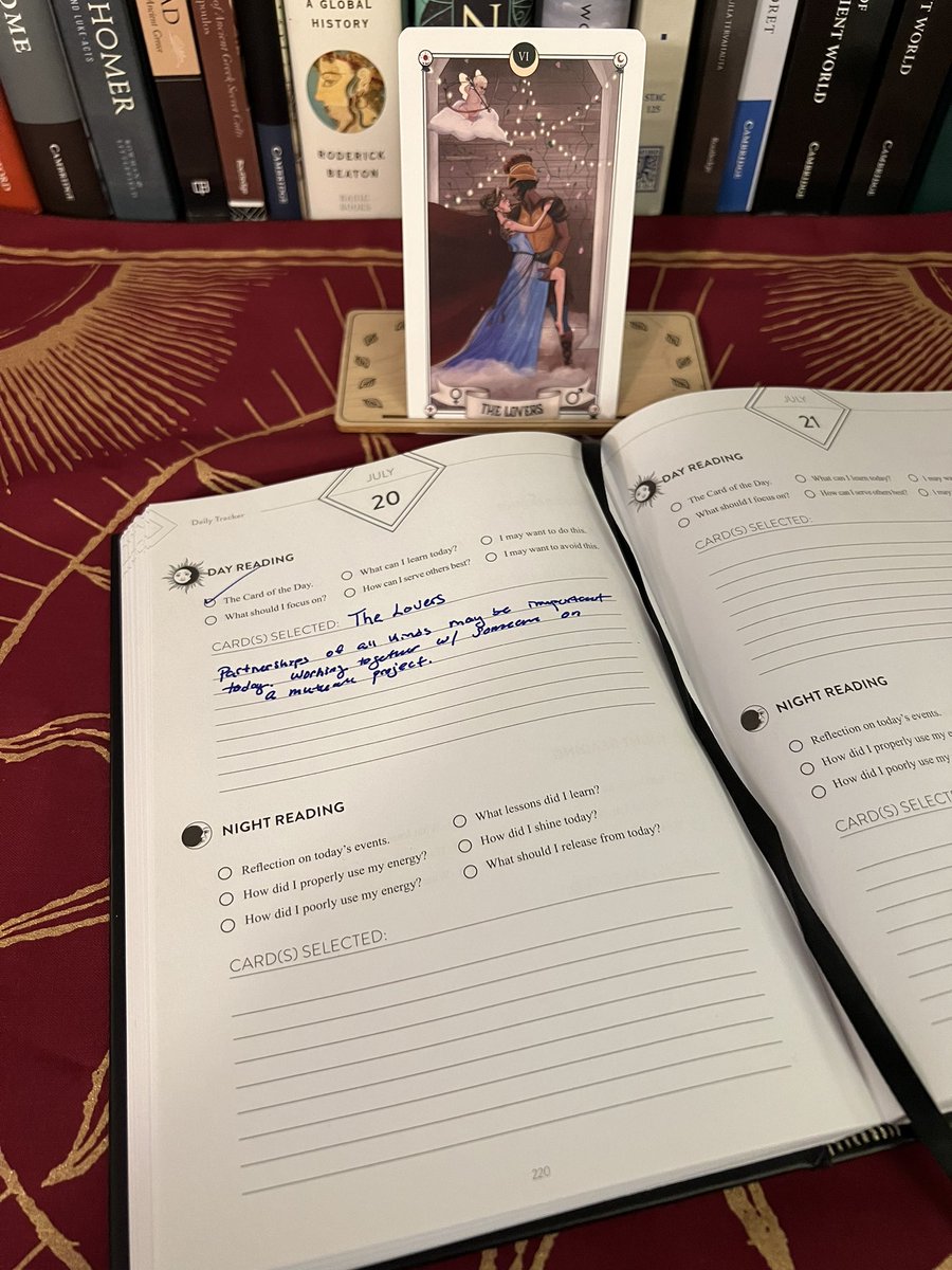Angelo Nasios ๐ฎ (@nasiostarot) on Twitter photo Tracking my tarot card of the day with the Auset Gypsy Tarot in my Tarot Tracker <a href="/RedFeatherMBS/">REDFeather</a>
The Lovers โค๏ธ - Partnerships will be important today. Working on/ developing mutual projects. Tracking my tarot card of the day with the Auset Gypsy Tarot in my Tarot Tracker <a href="/RedFeatherMBS/">REDFeather</a>
The Lovers โค๏ธ - Partnerships will be important today. Working on/ developing mutual projects.