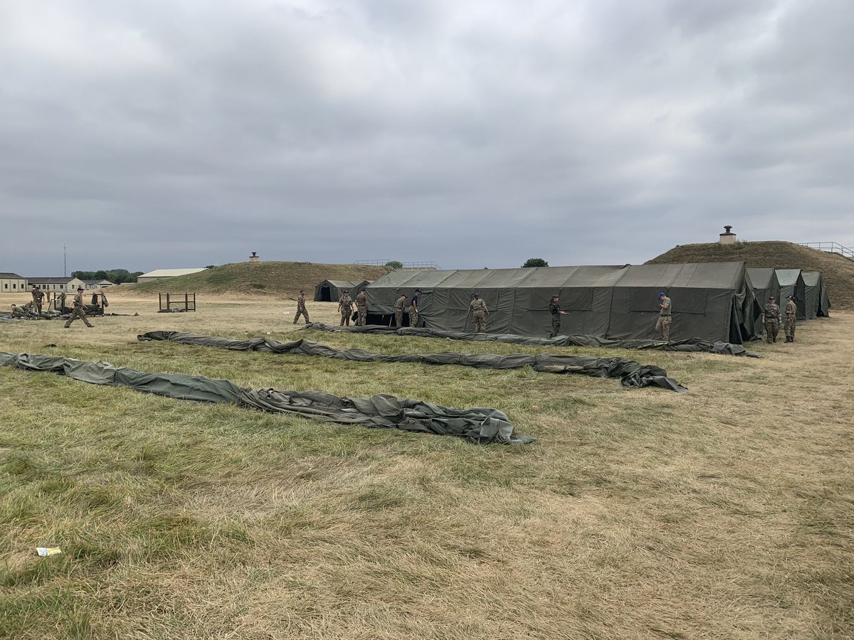 After hiding in the bunkers from yesterday’s heat & only managing a little bit of work, today the cadets have absolutely rocked the #RIAT22 @RIATCDTDET camp strike! Teamwork, leadership & camaraderie all coming together to demonstrate how brilliant the @aircadets are! #airtattoo