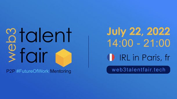 [1/2] 🔜 <a href="/Web3TalentFair/">Web3TalentFair</a> on July 22, last day of the #ethccweek 😎 Looking for a job in #web3? With my amazing friends <a href="/HayatOutahar/">Hayat Outahar</a> &amp; <a href="/Benoitk14/">Benoît</a>

👉 eventbrite.fr/e/ethccweek-we…

#ethcc5 #blockchain #opentowork #hiring #100DaysOfCode #crypto #nfts