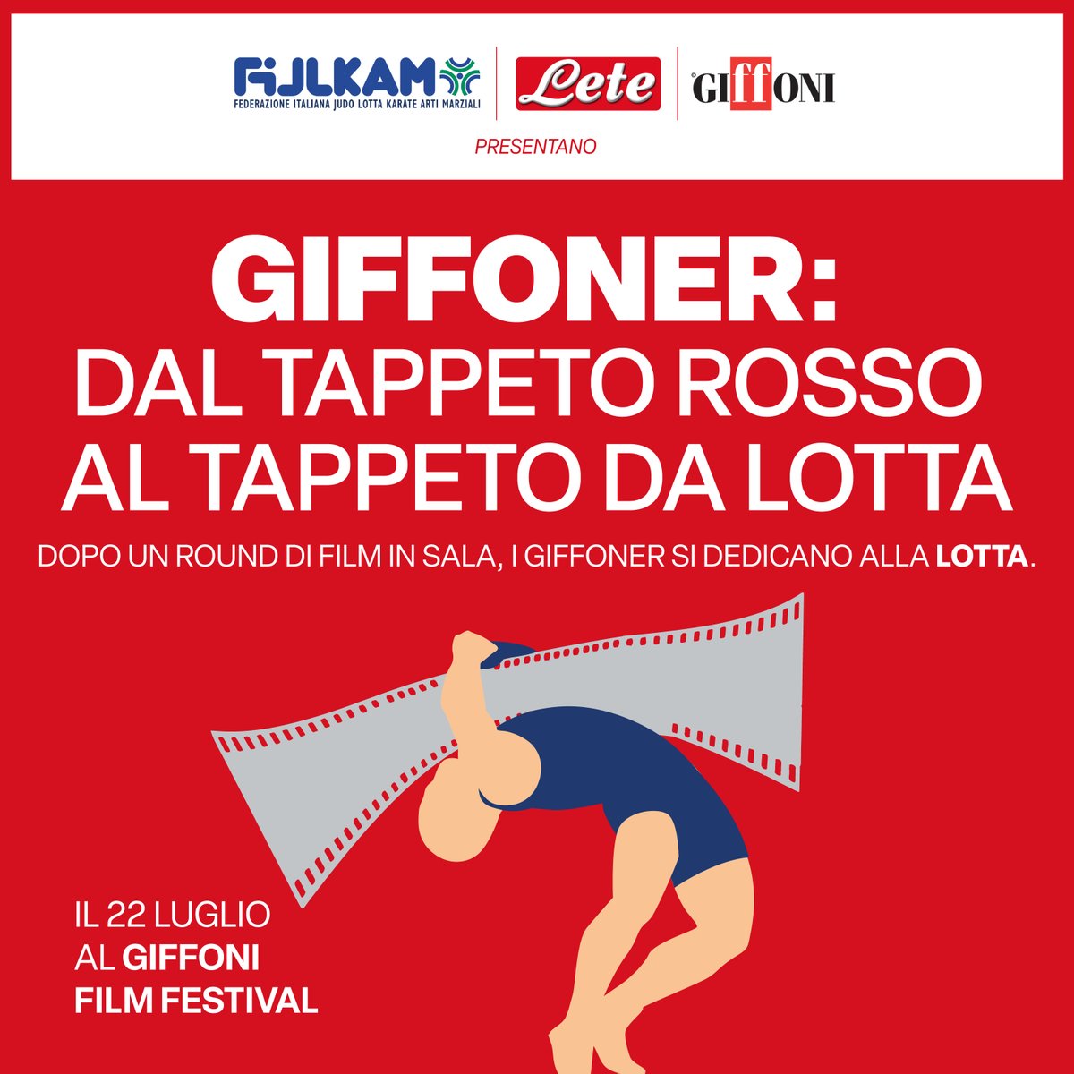 Inizia una sfida all’ultimo colpo: l’appuntamento organizzato da Lete e @FijlkamOfficial al Giffoni. I #Giffoner assisteranno a un vero combattimento, poi toccherà a loro esercitarsi sotto la guida dei maestri federali.​ @giffonifilmfest #acqualete #acquadellosport #giffoni2022