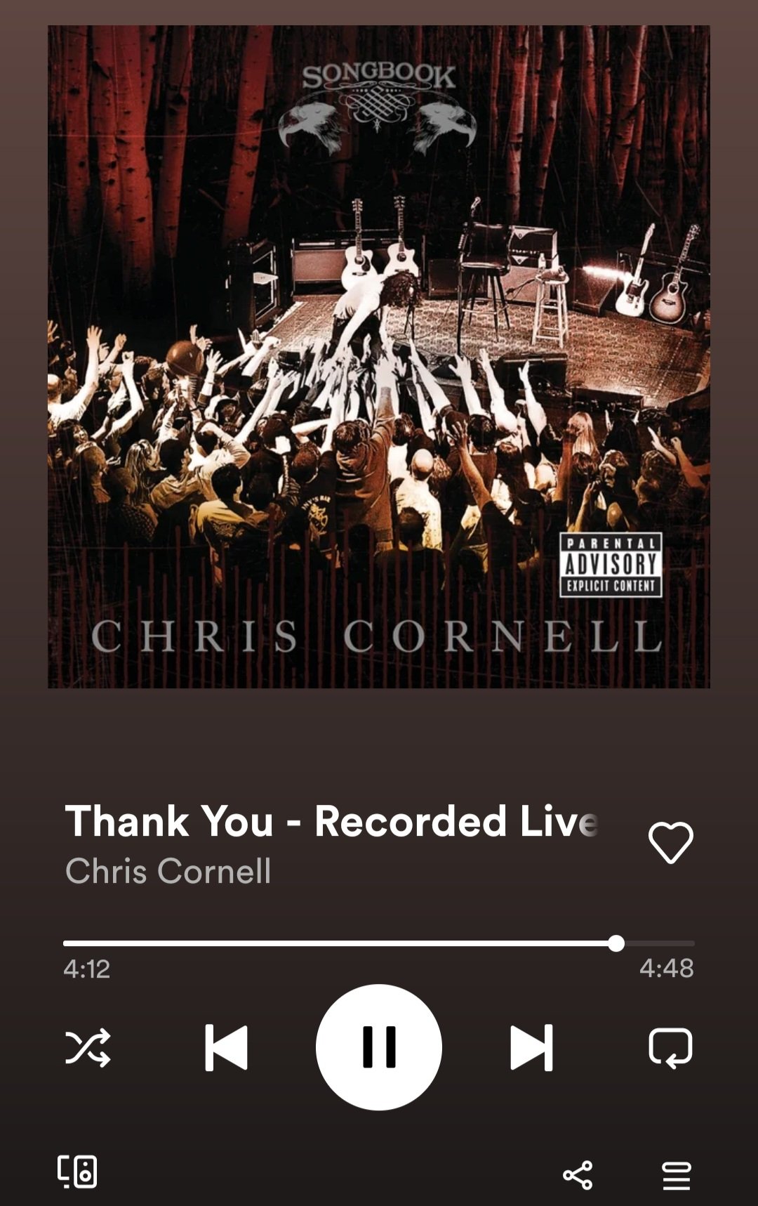 Day 14, song you\d love to be played at your wedding 
Happy birthday to Chris Cornell,  my favorite singer. RIP  
