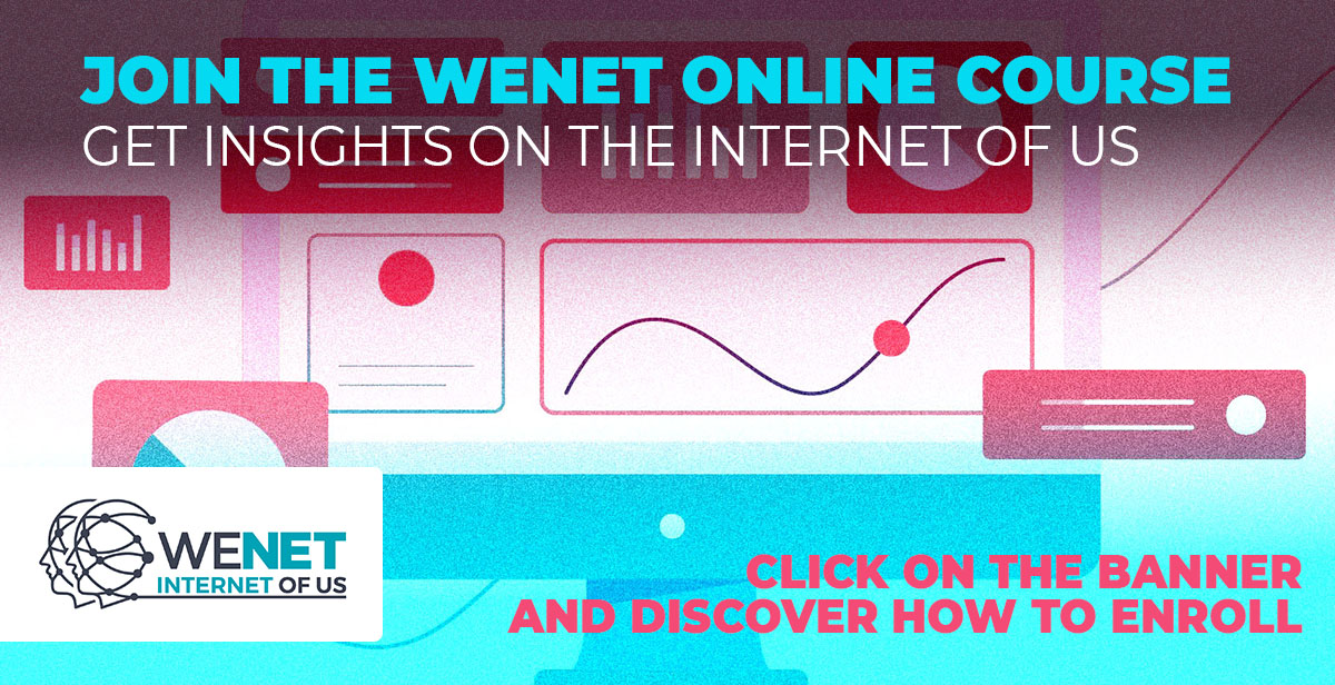 Did you know that WeNet has its own e-learning platform? Join for free, anytime, and get insights on the #internetofus at your own pace 🔍➡️buff.ly/3ISPqWv