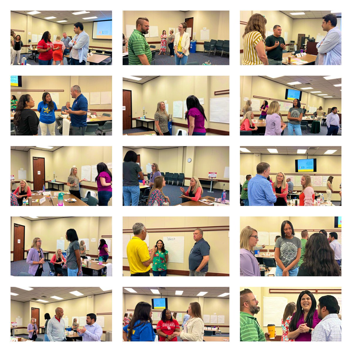 It’s Day 2 of #AEL with this AWESOME group of #R4Leaders!🎉The energy and synergy is a VIBE!🔥<a href="/R4Leaders/">Region 4 Leaders</a>