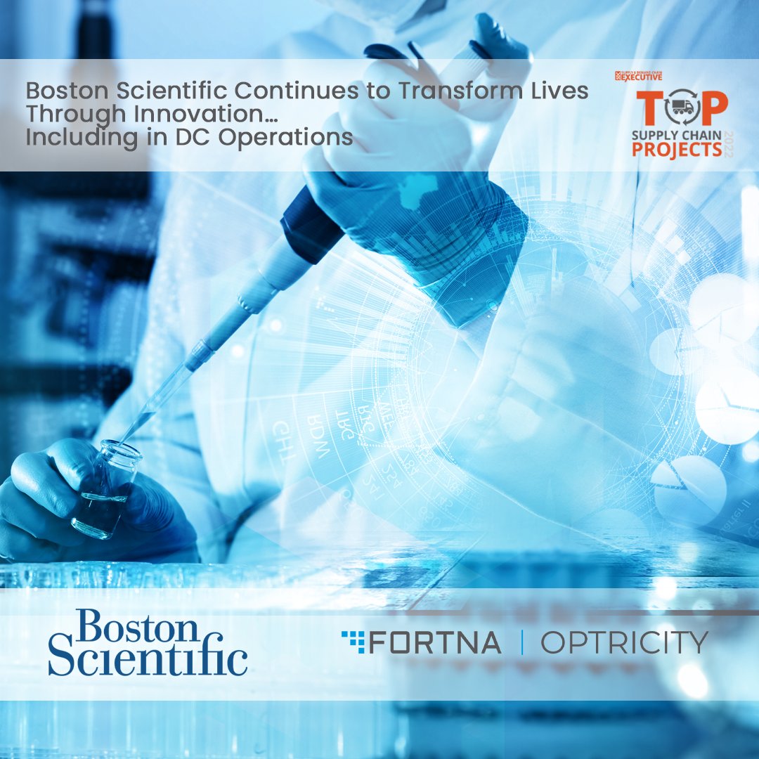 fortnaoptricity's tweet photo. Boston Scientific Continues to Transform Through Innovation... Including in DC Operations. Check out the latest case study from Fortna | Optricity and learn how Boston Scientific is transforming their distribution with the power of warehouse optimization.
https://t.co/4X4Qrncp9X https://t.co/Mr4PR2J9Y9