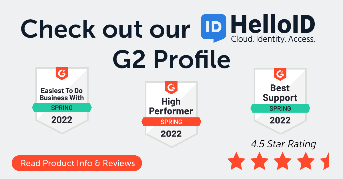 Tools4ever's tweet image. We are proud to say that HelloID has a 4.5 star rating on G2! Head on over to our profile to check out what our customers say about HelloID!

bit.ly/3ReRMCV