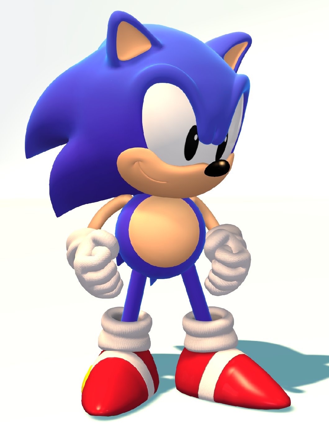 Classic Sonic 3D model 