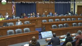 JackResneckMD's tweet photo. Thanks to House @EnergyCommerce for chance to testify on behalf of @AmerMedicalAssn and the profession of medicine on the dangerous chaos patients &amp; physicians facing in many states after Roe reversal.  We oppose gov intrusion into exam rooms and criminalization of medical care. https://t.co/nf3J9bxGCA