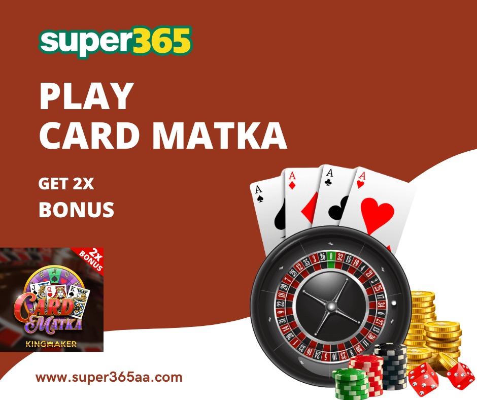 super3652's tweet photo. Earn daily with card Matka in Super365.
Super365 is the best online gaming website in India.
Get bonus here: https://t.co/DjLwFSugjj
#matka #cardmatka #teenpatti #casino #rummyonline #rummycash #cardgames #super365bonus #super365 #super365aa #super365news #sportsbook https://t.co/3bQLuUmNnJ