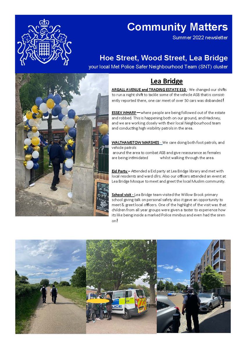 Lea Bridge JC Police tweet media