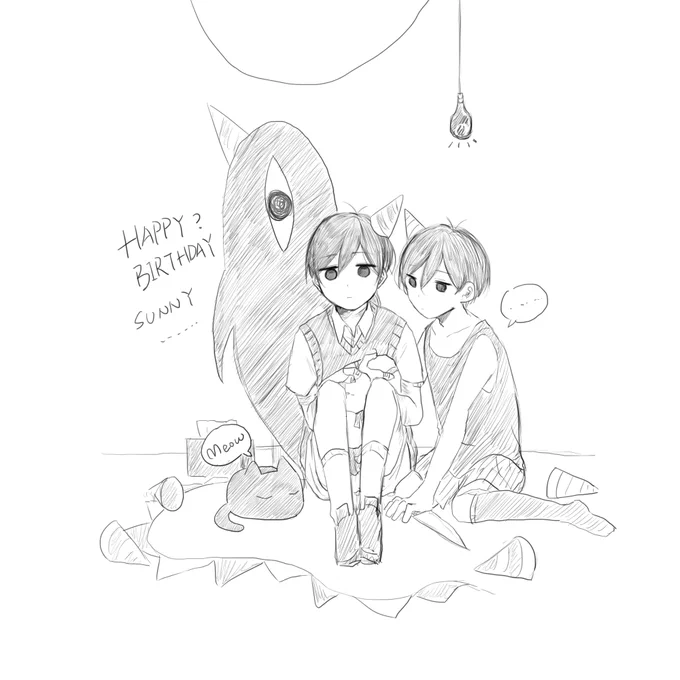#OMORIFANART 
happy birthday🥺 