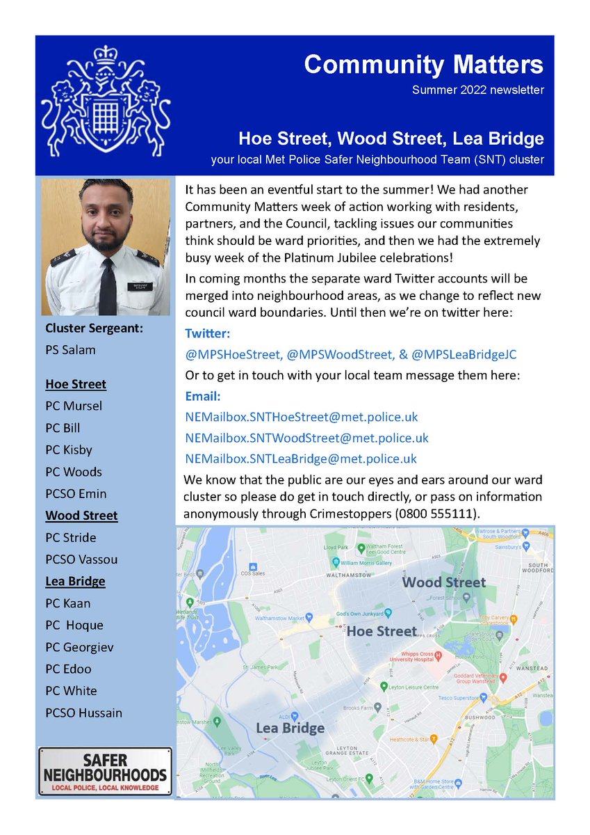 Lea Bridge JC Police tweet media