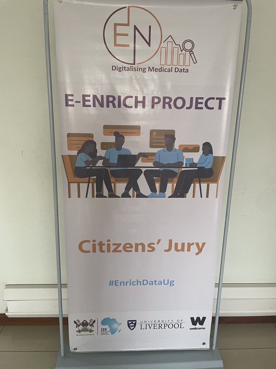 We are getting excited for the first Ugandan Citizens Jury on ethical access to e-health data happening tomorrow! #EnrichDataUg