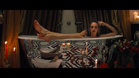 Maia Reficco, Alisha Boe, Camila Mendes, Paris Berelc, Sophie Turner, Jonathan Daviss, Austin Abrams and Maya Hawke in Netflix dark comedy ‘Do Revenge’ from director Jennifer Kaytin Robinson.

On Netflix September 16.