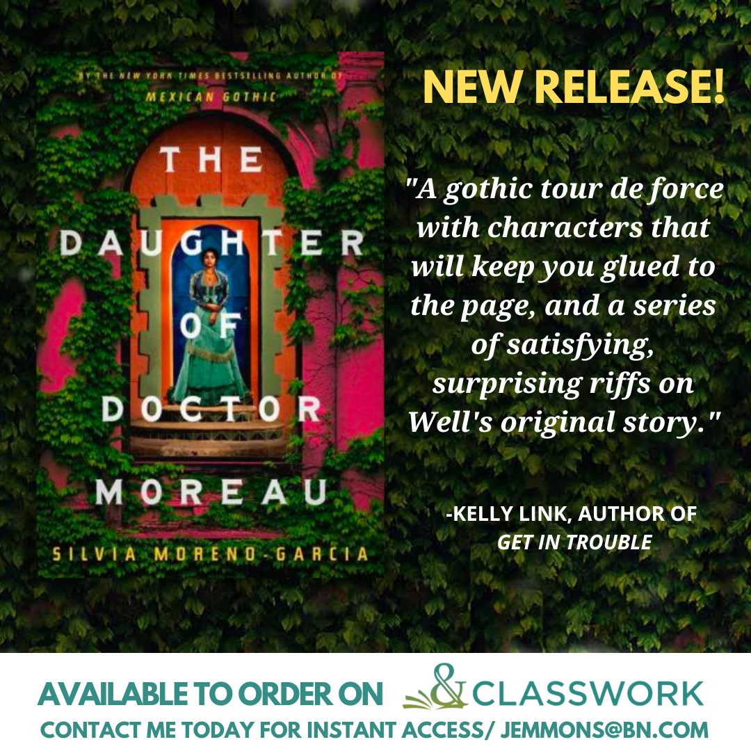 Lush, eerie, and compulsively readable, @silviamg gives readers #TheDaughterOfDoctorMoreau to get under your skin and stay there! @myEPL @sjcplib @indylibrary @elplibrary @ACPL @HamiltonEastPL @NDLibraries @DeWitt_Library @baldwinlib @MPHPL