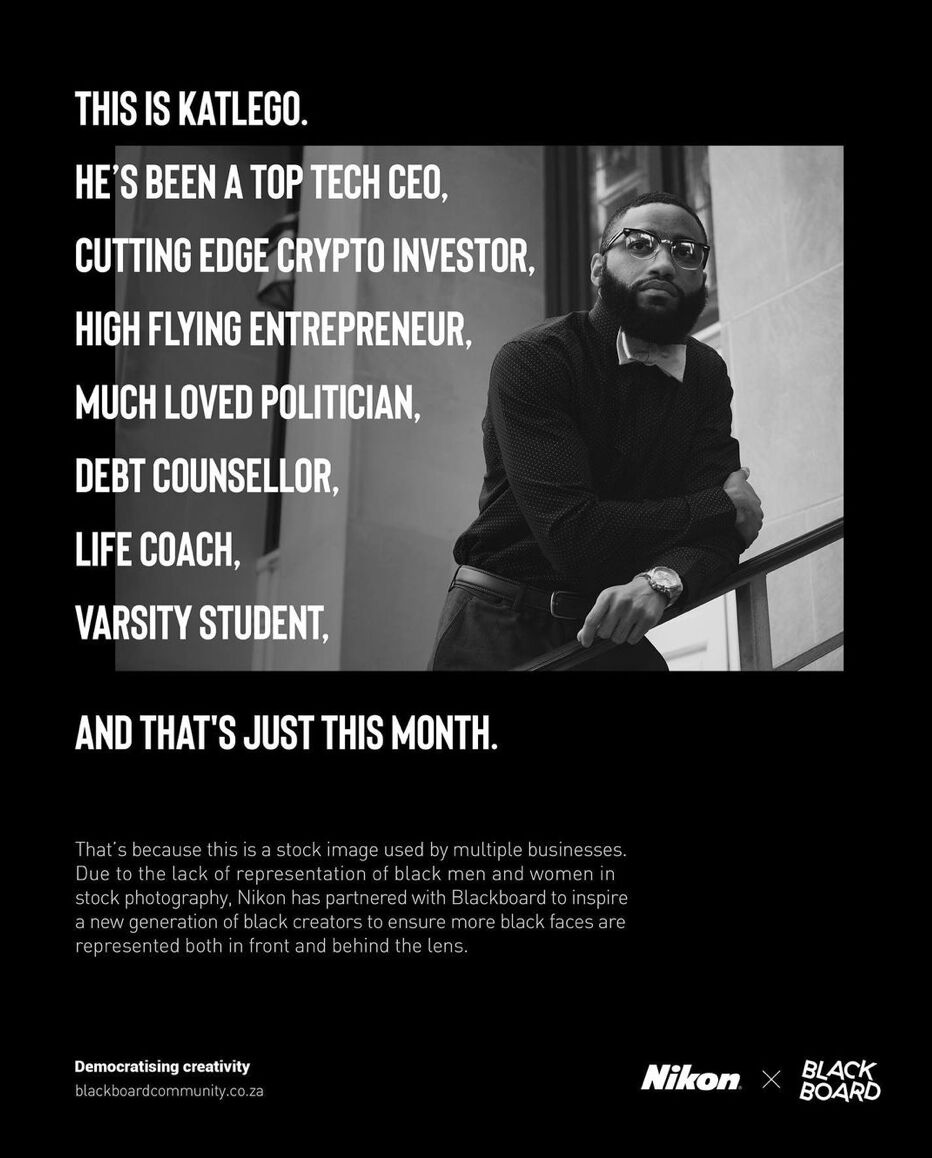Powerful print ad by NIKON in South Africa.