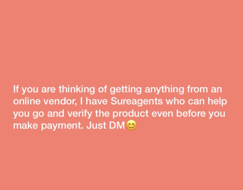 AlebiosuAle3's tweet photo. Do you know that #1000 can either assure you of getting what you had paid for or prevent you from throwing thousands of naira down the drain? With SUREAGENT, you can verify your products from anywhere in Nigeria, before making payments for just A THOUSAND NAIRA. https://t.co/QC6ctLr8cw