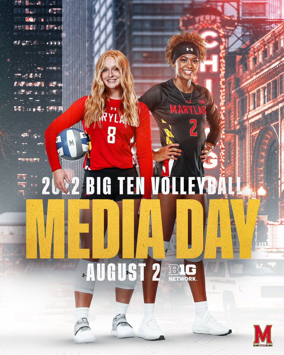 Maryland Volleyball on Twitter "Ready for B1G Media Day in the Windy