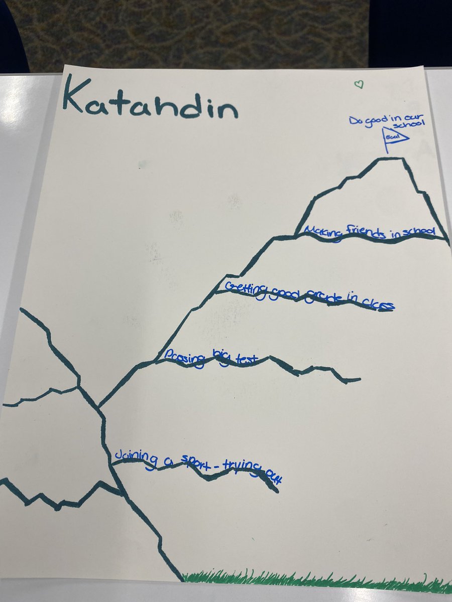 Having a blast with incoming sixth graders getting ready for #SuccessinSixth by working with their #peermentor groups of EHHS students who are ready to help them with the climb! #weareEHPS