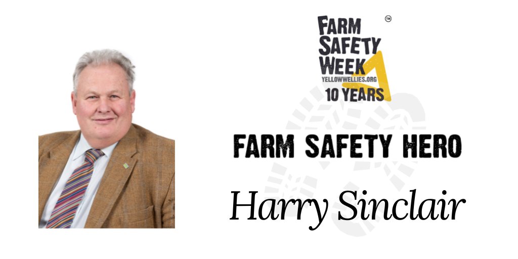 Farm Safety Foundation (@yellowwelliesuk) on Twitter photo Former President of <a href="/UFUHQ/">Ulster Farmers' Union</a> Harry Sinclair has been a driving force in farm safety in NI and was one of the initial drivers in setting up the pioneering NI Farm Safety Partnership, of which he is the current chairman 💛 #FarmSafetyWeek Former President of <a href="/UFUHQ/">Ulster Farmers' Union</a> Harry Sinclair has been a driving force in farm safety in NI and was one of the initial drivers in setting up the pioneering NI Farm Safety Partnership, of which he is the current chairman 💛 #FarmSafetyWeek