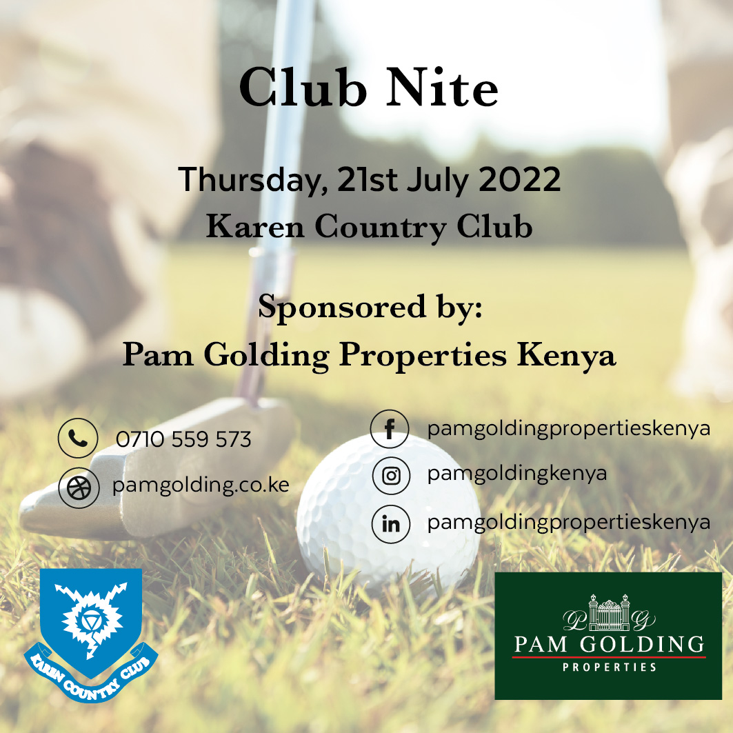 KarenGolfClub's tweet photo. Get your clubs ready! Club Nite happens tomorrow with Pam Golding Properties.
See you all here!
#WeAreKaren #feelcloser https://t.co/w53vD9eKMz