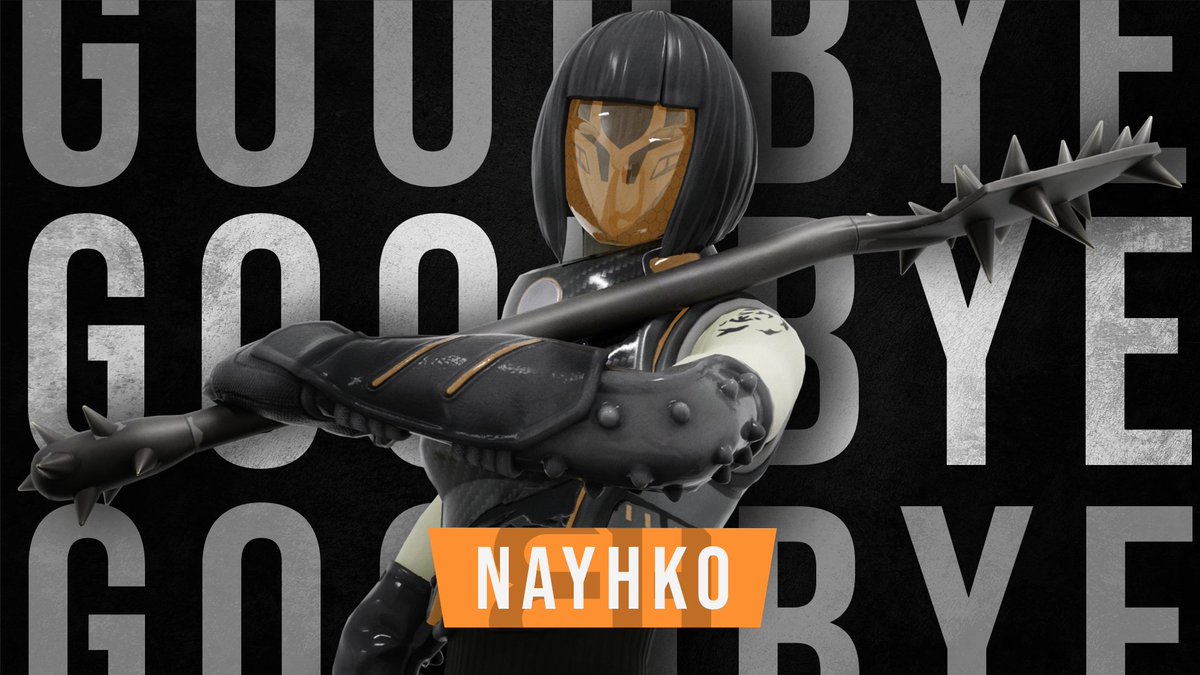 Malheureusement aujourd'hui @NayhkoX1 nous quitte... on te souhaite une bonne continuation sur la scène Fortnite ! 

#BEWIN 🔥